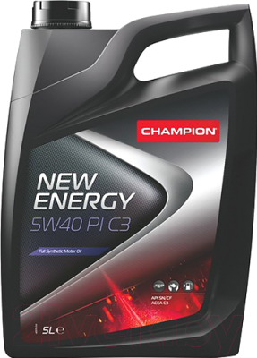 Моторное масло Champion New Energy PI C3 5W40 / 8203312 (5л)