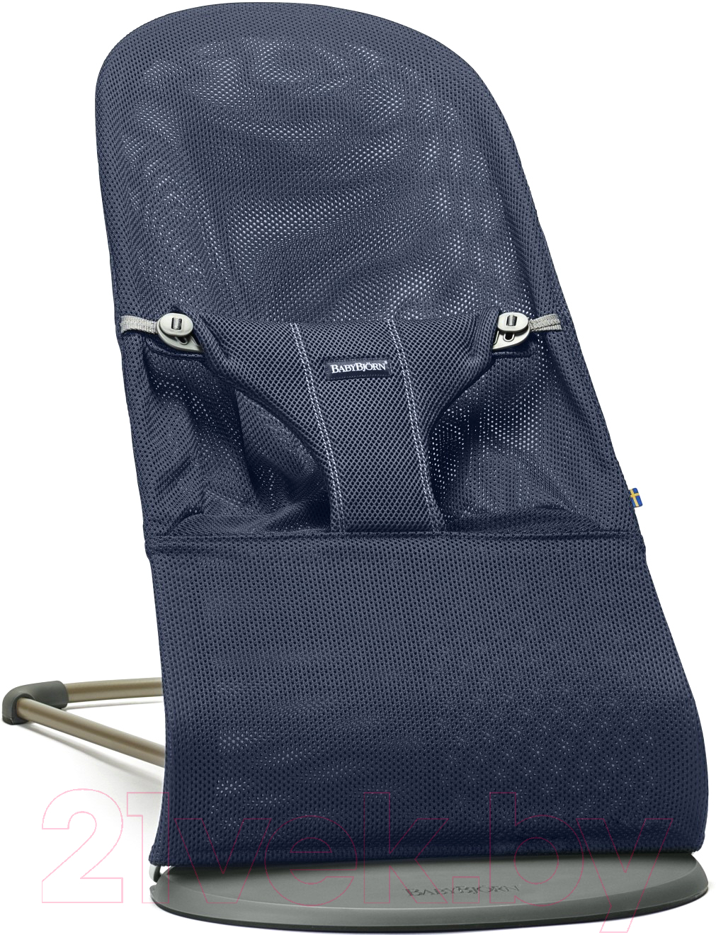 Детский шезлонг BabyBjorn Bliss Navy blue Mesh