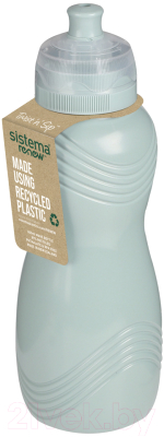 Бутылка для воды Sistema Renew 58600 (600мл, зеленый)