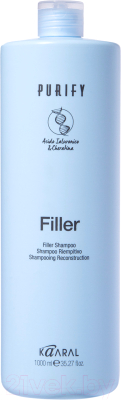 Шампунь для волос Kaaral Для придания плотности волосам Filler Shampoo (1л)