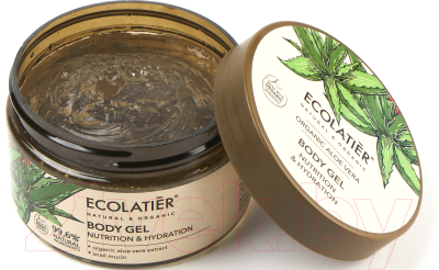 

Гель для тела Ecolatier, Green Питание & Увлажнение Aloe Vera & Snail Mucin