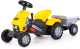 Каталка детская Полесье Turbo-2 Трактор с педалями и полуприцепом / 89342 (желтый) - 