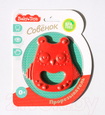 Прорезыватель для зубов Baby Toys Совенок / 04134