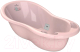 Ванночка детская Kidwick Шатл / KW220306 (с термометром, розовый/темно-розовый) - 