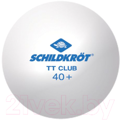Набор мячей для настольного тенниса Donic Schildkrot 2T-Club / 608532 (120шт, белый)