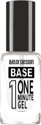 База для лака Belor Design One Minute Gel Base с гель-эффектом (10мл)