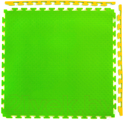 Гимнастический мат DFC 12278 (желтый/зеленый)