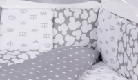 

Бортик в кроватку Amarobaby, Silver