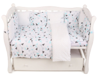 

Бортик в кроватку Amarobaby, Exclusive Soft Collectio Треугольники