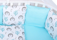 Комплект постельный для малышей Amarobaby Premium Ежики / AMARO-3018-Ez - 