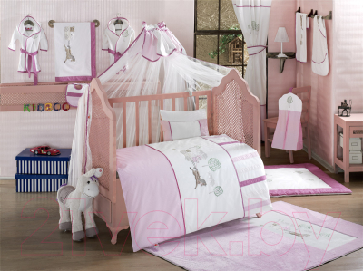 Балдахин на кроватку Kidboo Little Farmer (розовый)