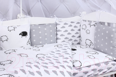 Комплект постельный для малышей Amarobaby Good Night (15 предметов)