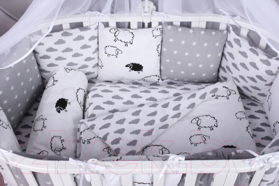 Комплект постельный для малышей Amarobaby Good Night (15 предметов)