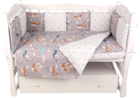 Комплект постельный для малышей Amarobaby Путешественники / AMARO-3015-Py - 