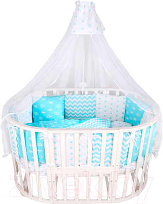 

Комплект постельный в кроватку Amarobaby, Royal Baby