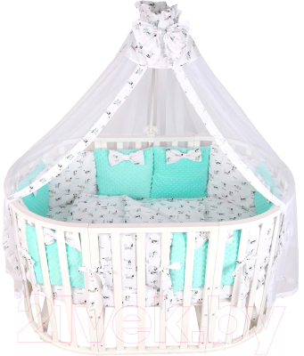 

Комплект постельный в кроватку Amarobaby, Exclusive Original Collection Собачки / AMARO-3018-OCS