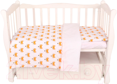 Комплект постельный для малышей Amarobaby Baby Boom / КПБ-3-Lucky