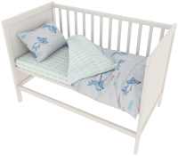 

Комплект постельный для малышей Amarobaby, Baby Boom / КПБ-3-В-лесу