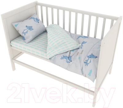 

Комплект постельный детский Amarobaby, Baby Boom / КПБ-3-В-лесу