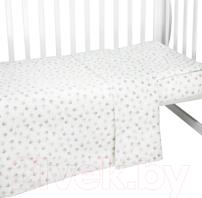 Комплект постельный для малышей Amarobaby Baby Boom Короны принцессы / AMARO-3003-KP