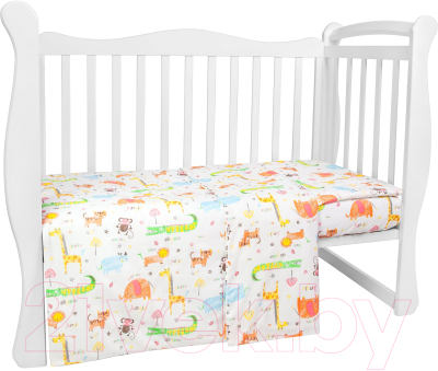 

Комплект постельный детский Amarobaby, Baby Boom Лимпопо / AMARO-3003-Lim