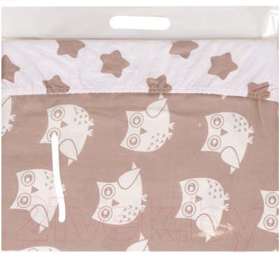 Комплект постельный для малышей Amarobaby Baby Boom Пряники / КПБ-3 Пряники коричневый