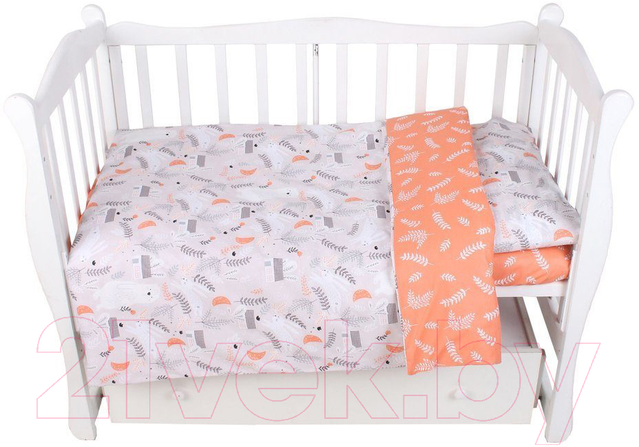 Комплект постельный для малышей Amarobaby Лес / AMARO-3003-Le