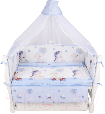 

Комплект постельный в кроватку Amarobaby, Мишкин сон