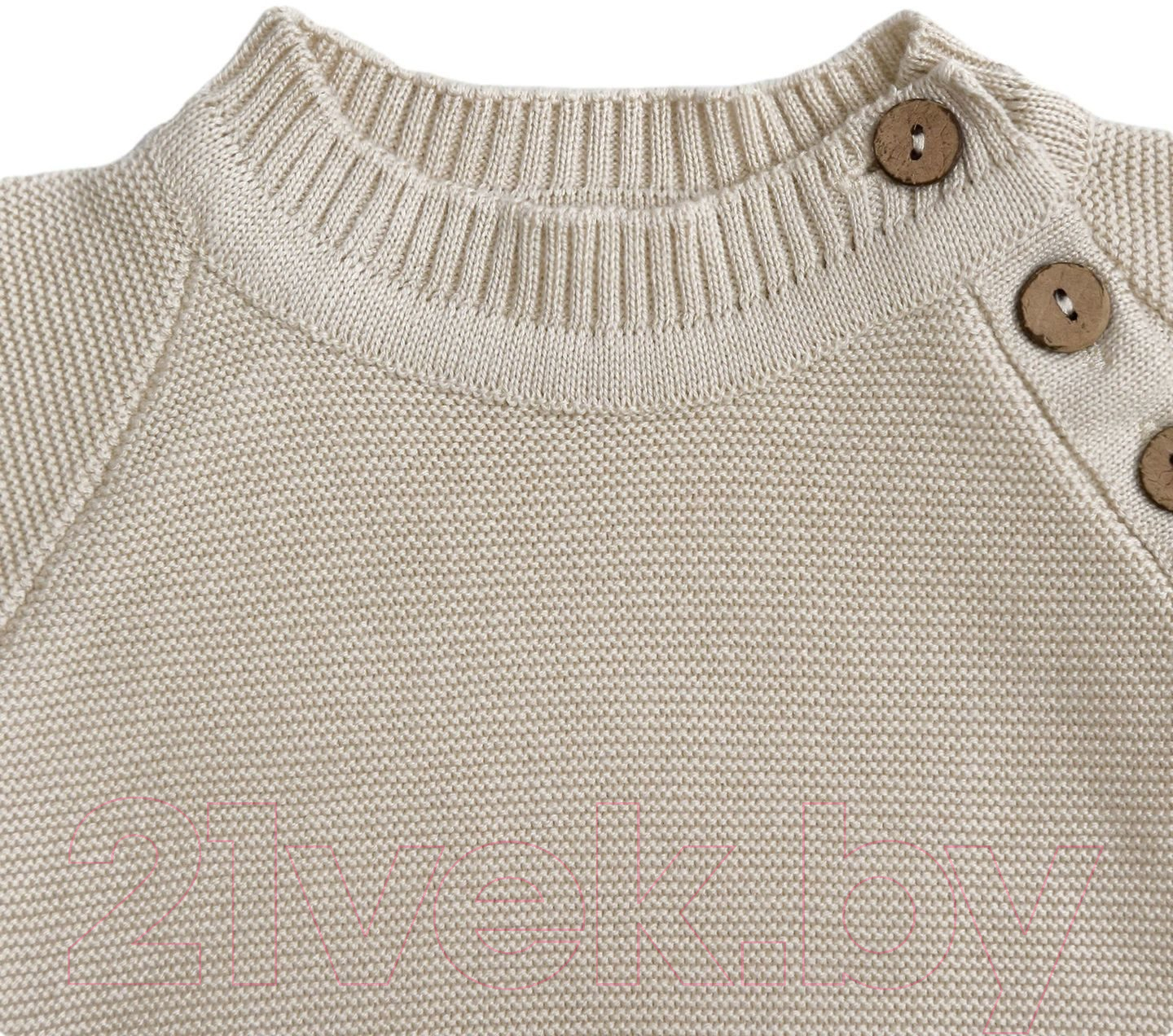 Костюм для малышей Amarobaby Pure Love Double / AB-OD21-PLD11/12-80 (коричневый, р. 80) — фото 2