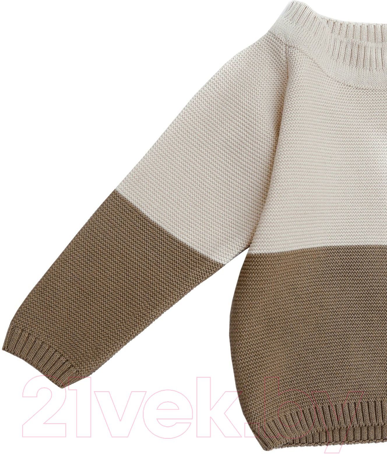 Костюм для малышей Amarobaby Pure Love Double / AB-OD21-PLD11/12-80 (коричневый, р. 80) — фото 3