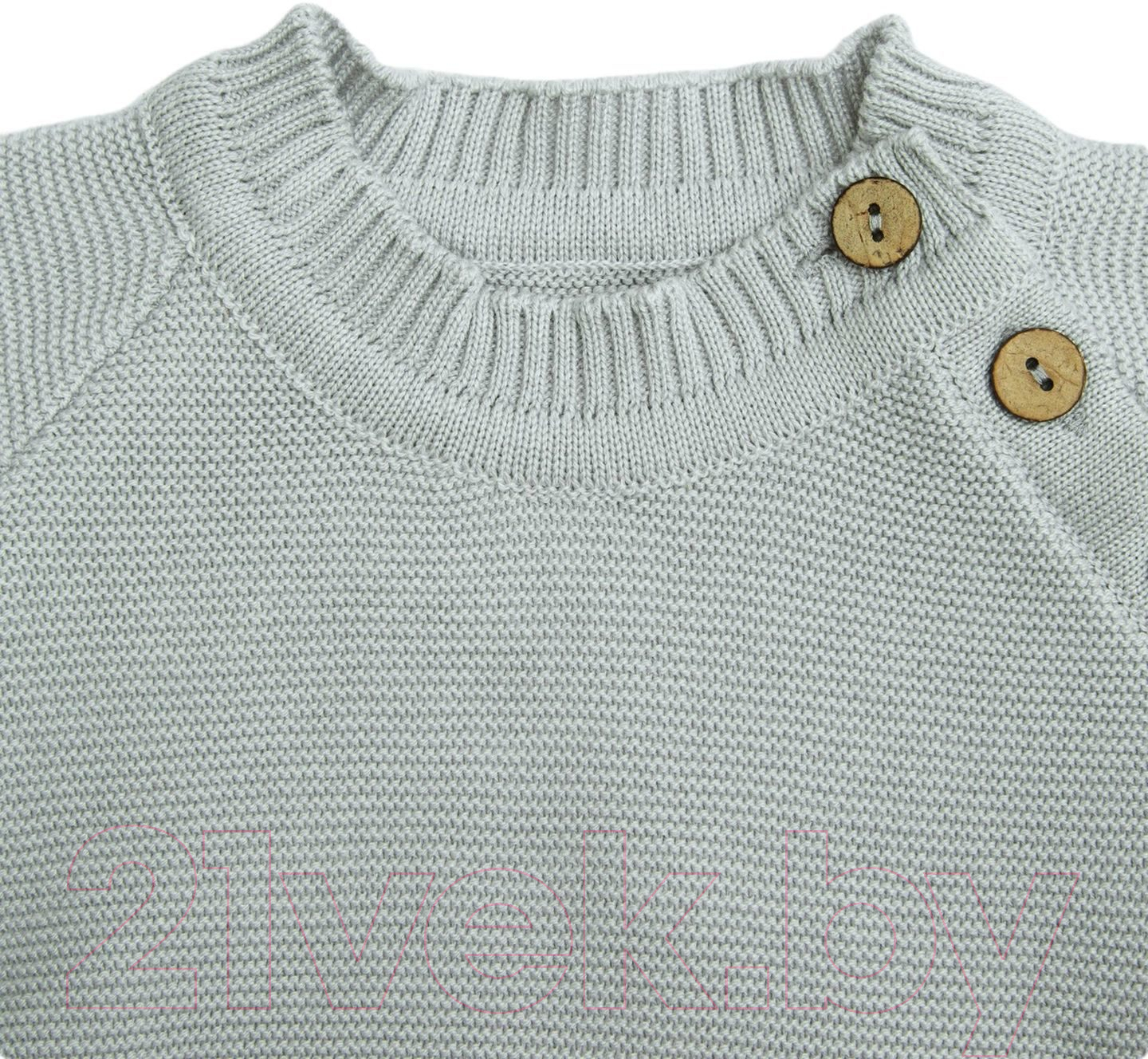 Костюм для малышей Amarobaby Pure Love Double / AB-OD21-PLD11/20-74 (серый, р. 74) — фото 2