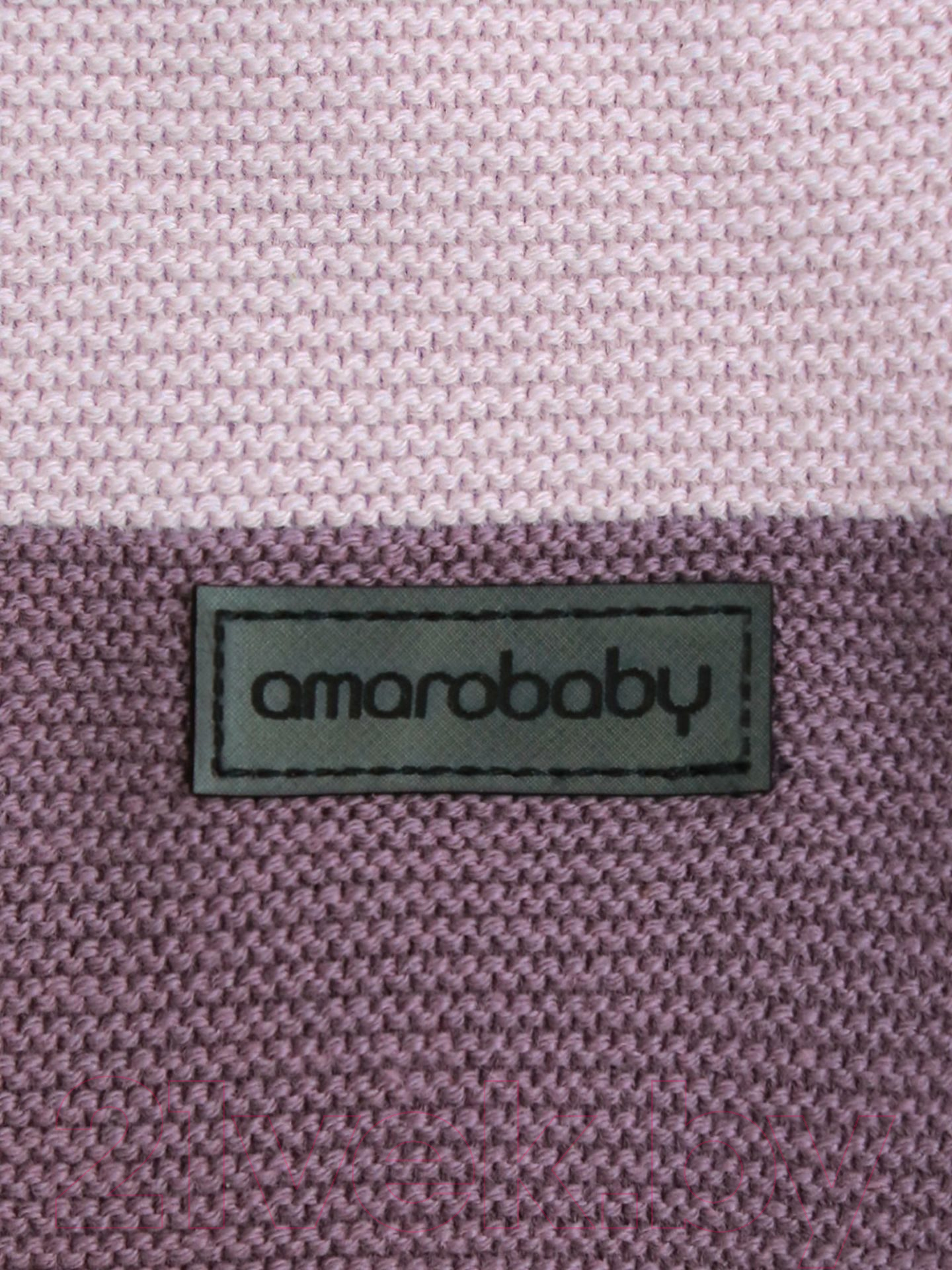 Костюм для малышей Amarobaby Pure Love Double / AB-OD21-PLD11/22-68 (фиолетовый, р. 68) — фото 2
