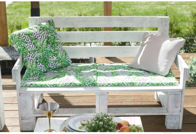 Подушка для садовой мебели Этель Геометрия / 4264669 (45x150)