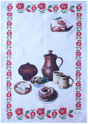 

Полотенце Беларускі лён, 50x70 09С93-ШР/п.р.
