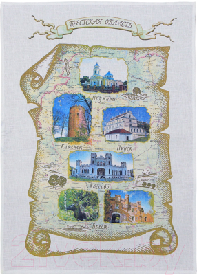 

Полотенце Беларускі лён, 50x70 09С93-ШР/п.р.