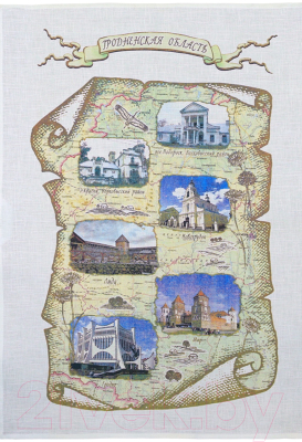 

Полотенце Беларускі лён, 50x70 09С93-ШР/п.р.