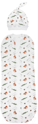 

Пеленка-кокон детская Amarobaby, Soft Hugs Крокодильчики / AB570120SHK1/00