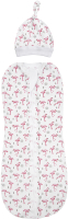 Пеленка-кокон детская Amarobaby Soft Hugs Фламинго / AB570120SHKF1/00 (белый, р-р 56-68) - 