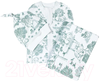 

Пеленка-кокон детская Amarobaby, Soft Hugs Лесная сказка / AMARO-5701SH2-LS