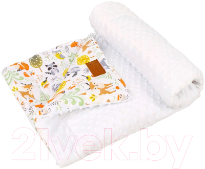 

Плед детский Amarobaby, Растем вместе Зверята / AMARO-62RV-Z