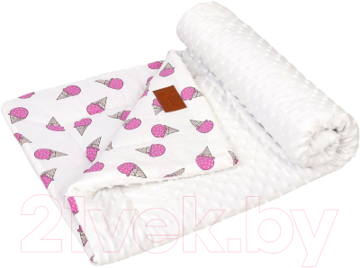 

Плед детский Amarobaby, Растем вместе Мороженое / AMARO-62RV-Mo