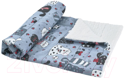 

Плед детский Amarobaby, Растем вместе Котики / AMARO-62RV-Ko