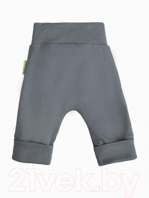 Штаны для малышей Amarobaby Nature / AB-OD21-NG6/10-62 (серый, р. 62)