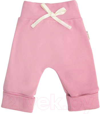Штаны для малышей Amarobaby Nature / AB-OD21-NZ6/06-80 (розовый, р-р 80-86)