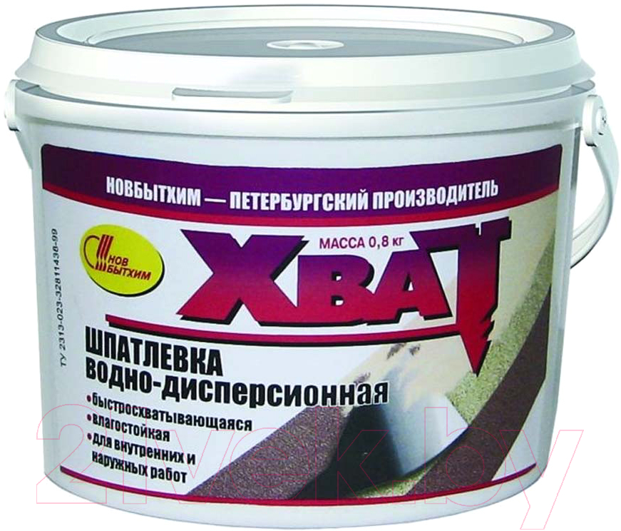 Шпатлевка готовая Новбытхим Хват (800г)