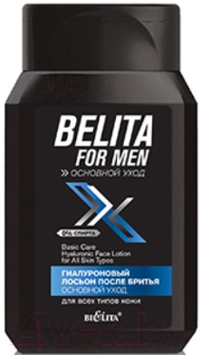 Лосьон после бритья Belita For Men Основной уход Гиалуроновый для всех типов кожи (150мл)