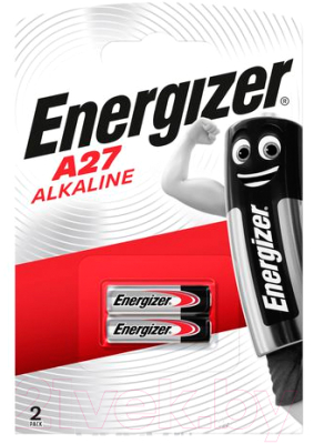 Комплект батареек Energizer Alkaline A27 / E301536400 (2шт)