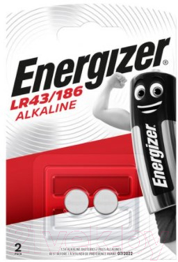 

Комплект батареек Energizer, R43/186 PIP2 / E301536500