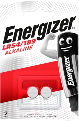 

Комплект батареек Energizer, Alkaline LR54/189 / E301536700