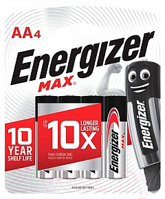 

Комплект батареек Energizer, Мax Alk E91/AA / E300157104
